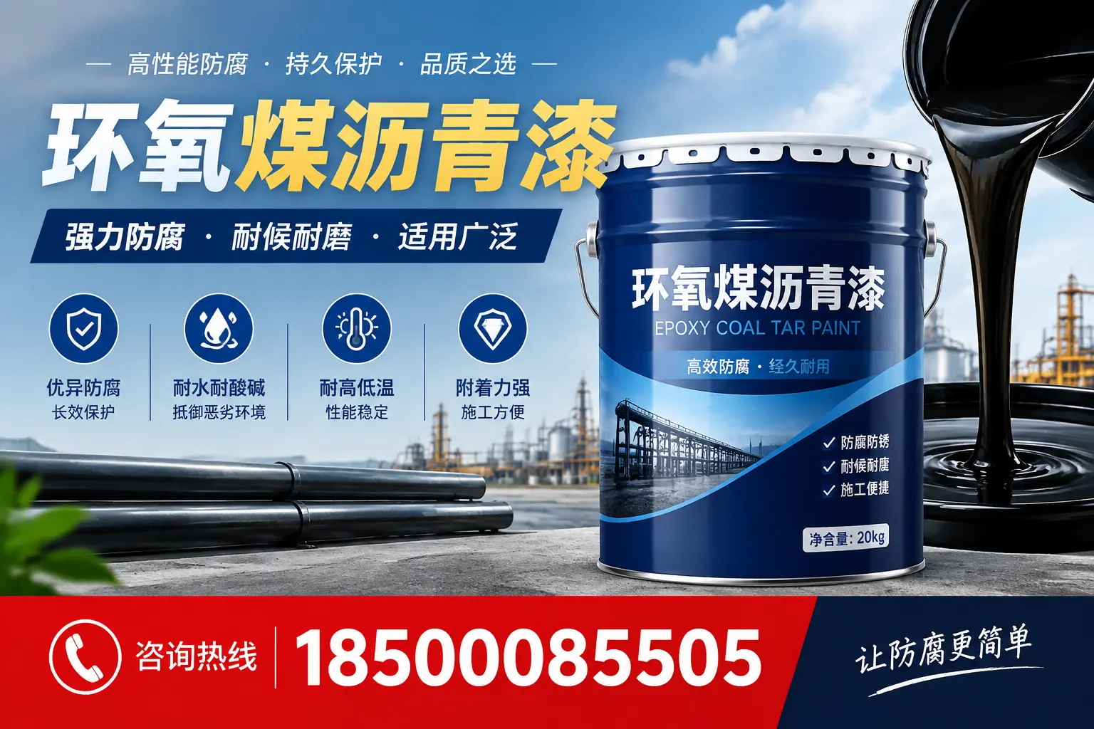 环氧煤沥青漆在不同气候条件下的表现分析，广元适用性